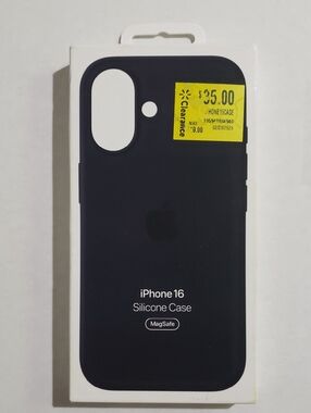 OEM Silicone Case For iPhone 16, With Magsafe, Black